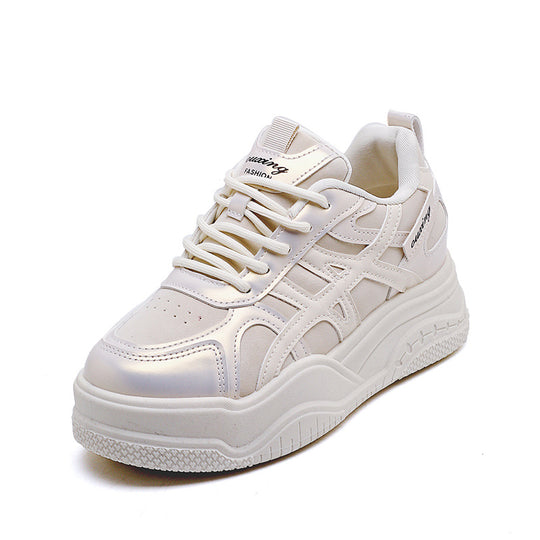 Damen Chunky Sneakers mit sportivem Design und dämpfender Sohle EB