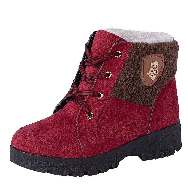 Damen Winterstiefel mit weichem Innenfutter und modischem Fleecefutter EB