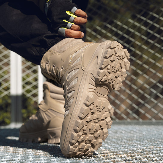 Damen Multifunktionale Tactical Wanderschuhe mit rutschfester Profilsohle und atmungsaktivem Obermaterial EB