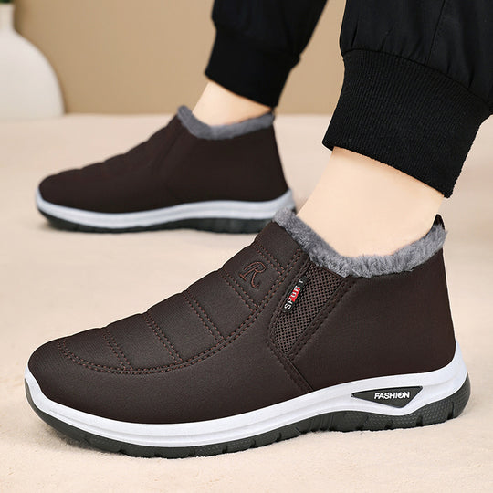 Damen Thermo-Stiefel mit Warmfutter und flexiblem Gummizug EB
