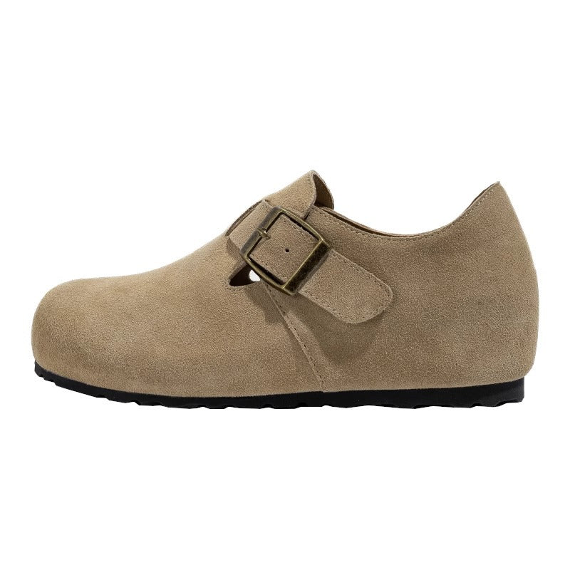 Damen Mollettenschuhe mit verstellbarem Riemen EB