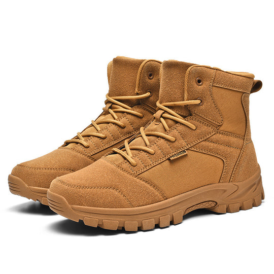 Damen Hohe Outdoor-Wanderstiefel mit rutschfester Sohle und atmungsaktivem Futter EB