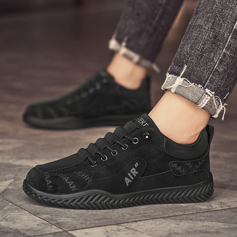 Damen lässige und sportive Sneakers mit atmungsaktiver Oberflächenstruktur EB