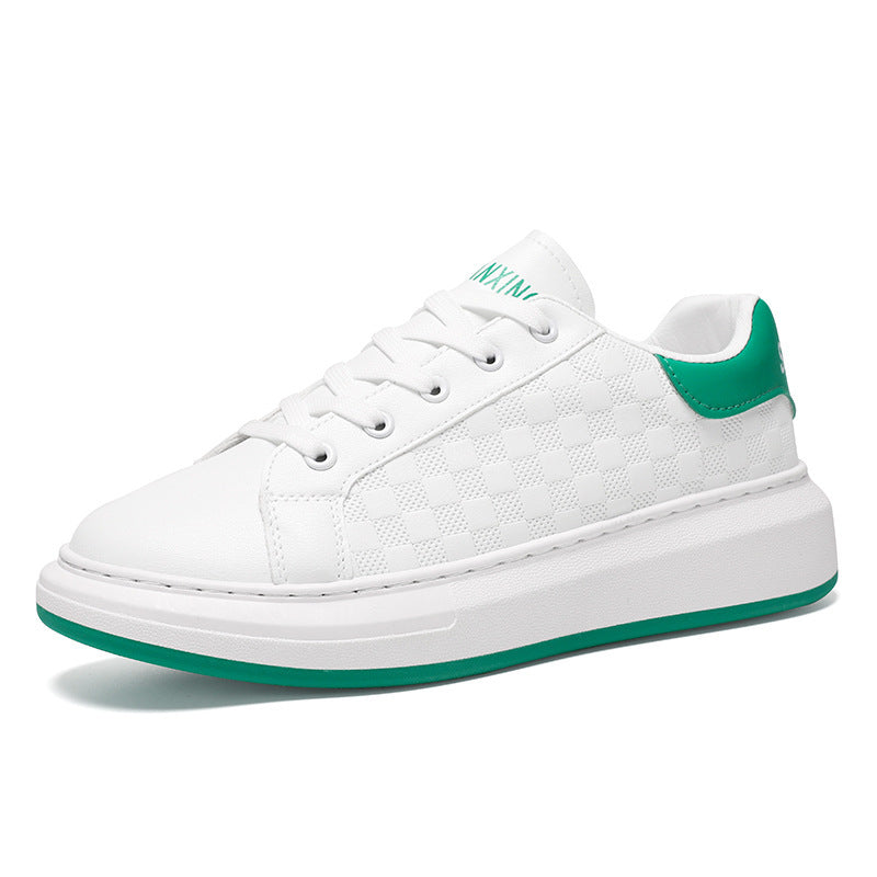 Damen Komfortable Sneaker mit schickem Karomuster und flexibler Laufsohle EB