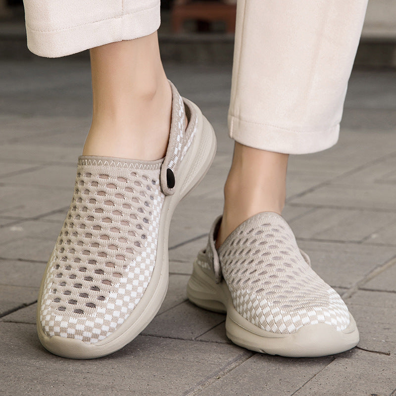 Damen Bequeme und luftige Clogs mit atmungsaktivem Obermaterial EB