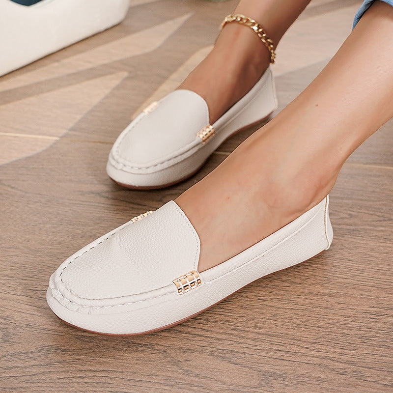 Damen Mokassins mit elegantem Ketten-Detail EB