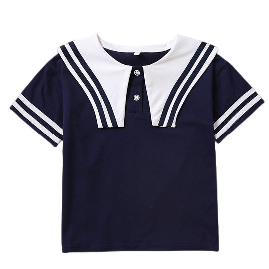 Mädchen Matrosen-T-Shirt EB