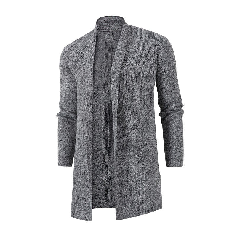 Damen Strickjacke mit offenem Design und langen Ärmeln EB