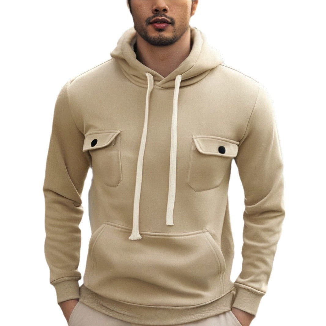 Herren Kapuzenpullover mit praktischen Taschen und modernem Design EB