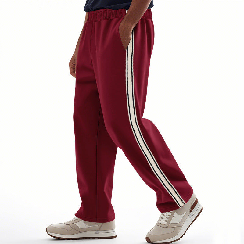 Herren Sportliche Sweatpants mit seitlichen Streifen EB
