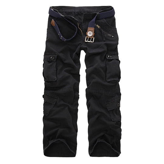 Herren Cargo-Hose mit elastischem Bund und vielseitigen Taschen EB
