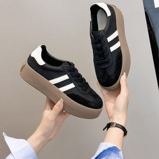 Damen Plateausneaker mit robustem Sohlenprofil und komfortablem Obermaterial EB
