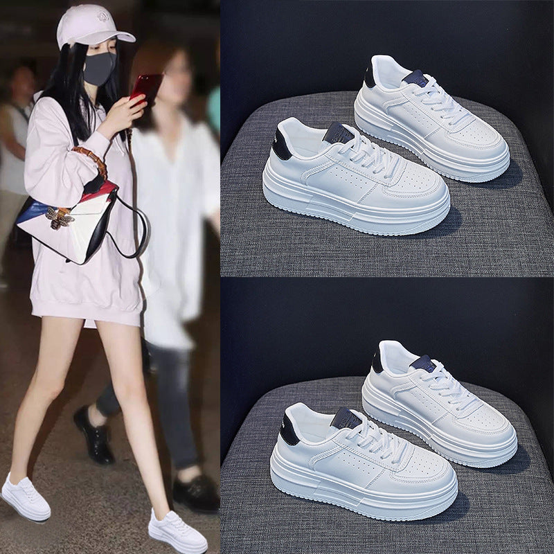 Damen Sneakers im sportlich-eleganten Design mit dicker Plateausohle EB