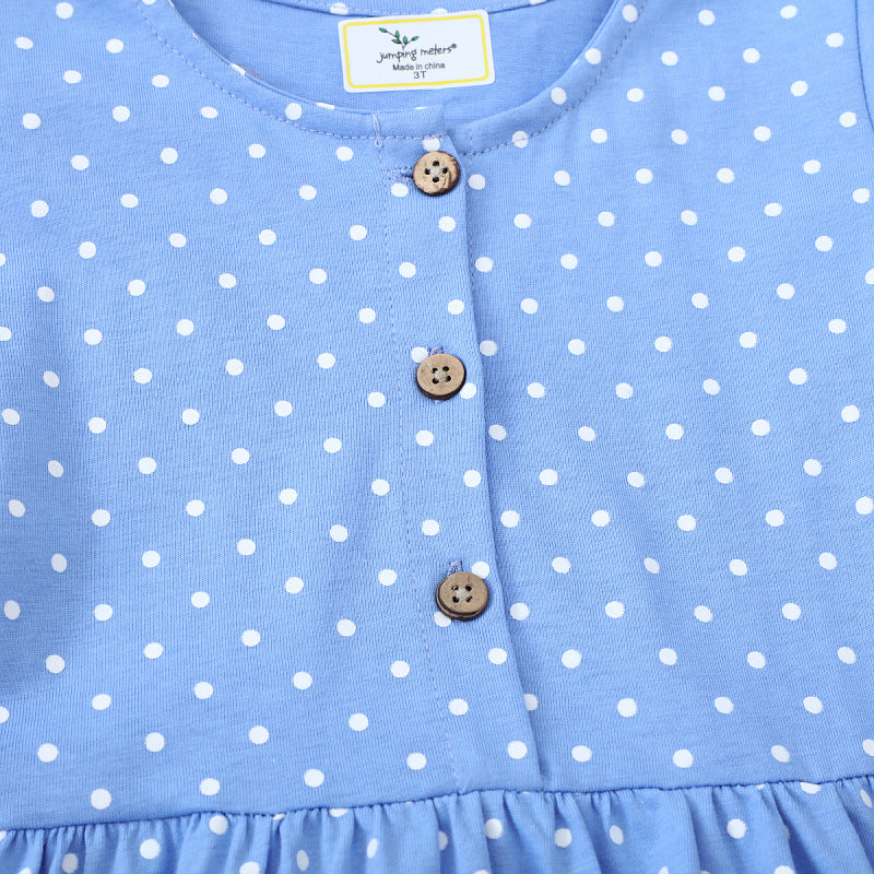 Mädchen Sommerkleid mit verspieltem Schwanenmotiv EB