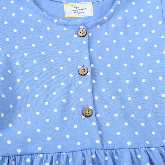 Mädchen Sommerkleid mit verspieltem Schwanenmotiv EB