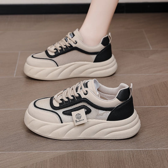 Damen modische Sneaker mit atmungsaktivem Mesh und komfortabler Sohle EB