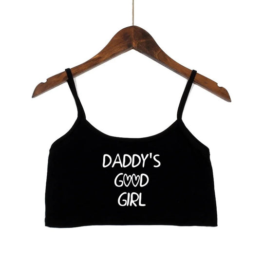 Damen modisches Crop-Top mit verzierten Trägern EB