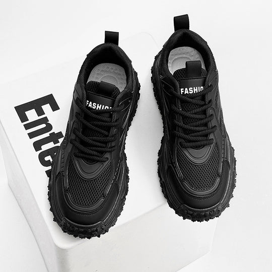 Damen Sportliche Netz-Sneaker mit rutschfester Profilsohle und atmungsaktiver Konstruktion EB