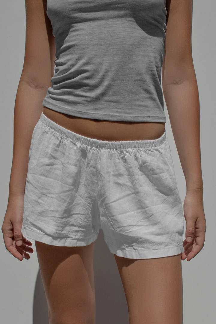 Damen Schlafshorts im gestreiften Design EB