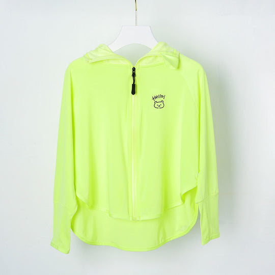 Damen Leichte Kapuzenjacke mit verspieltem Motiv EB