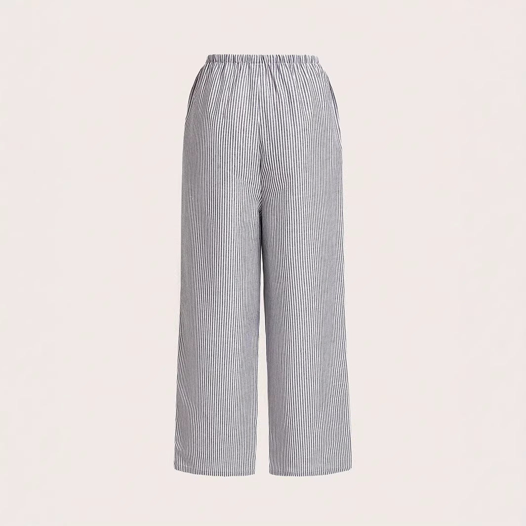Damen lässige Freizeithose mit Gürtel EB