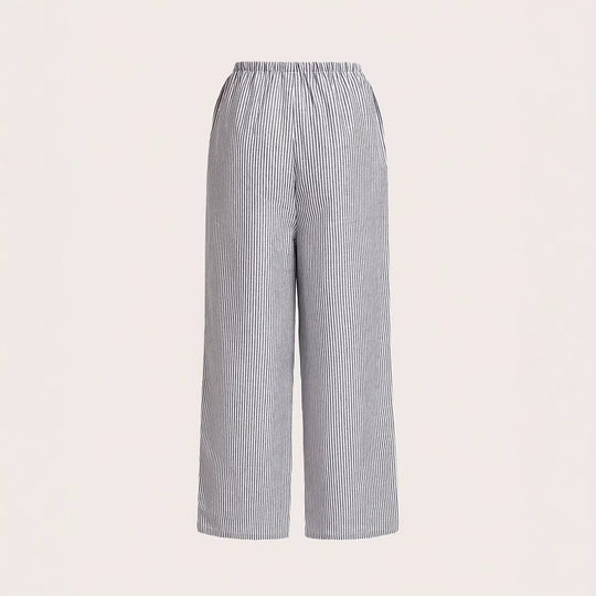 Damen lässige Freizeithose mit Gürtel EB