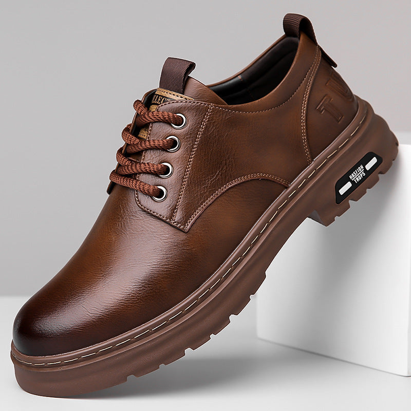 Herren modische und bequeme Schnürschuhe mit rutschfester Sohle und stylishem Design EB