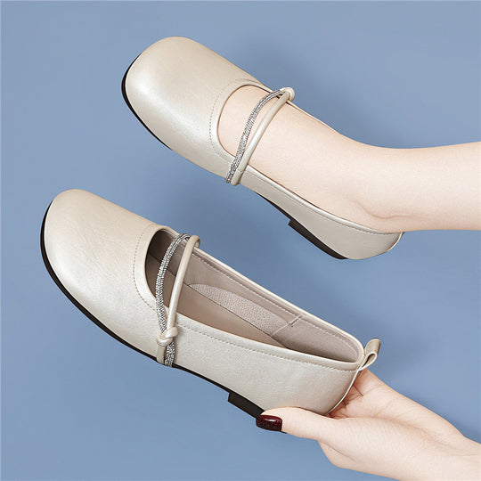 Damen Ballerinas mit modischem Schmuckdetail EB