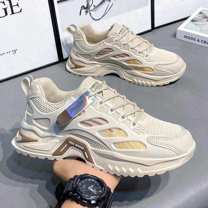 Damen Sportliche Sneakers mit atmungsaktiver Mesh-Konstruktion und rutschfester Sohle EB