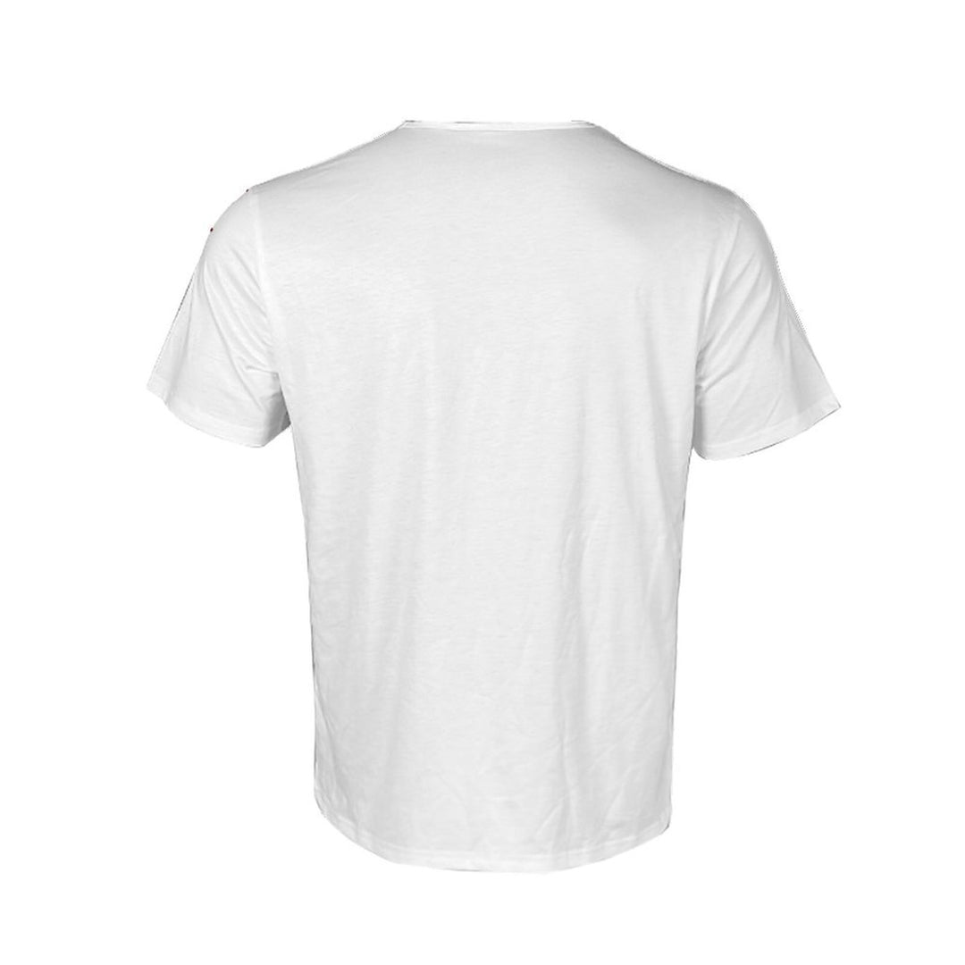 Herren V-Ausschnitt T-Shirt mit kreativem Flaggenmotiv EB