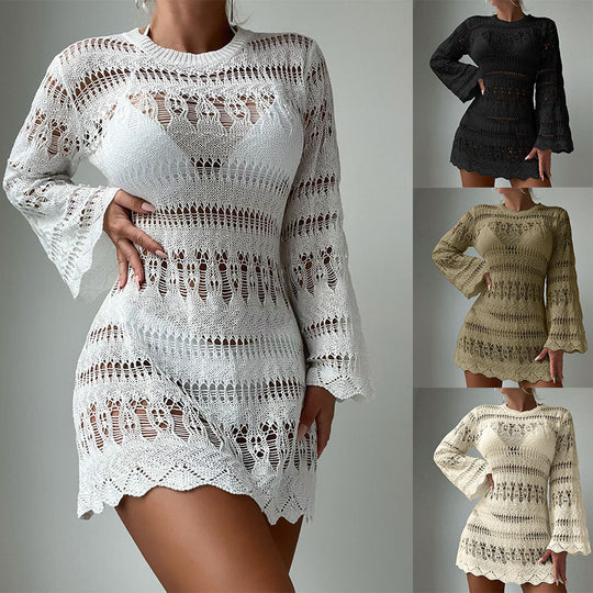 Damen modisches Häkelkleid EB