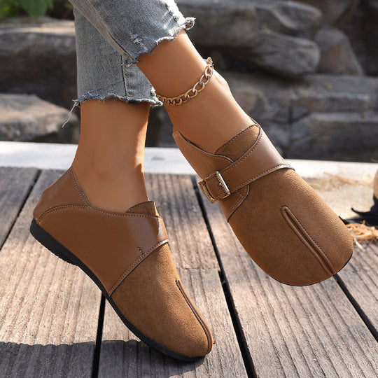 Damen bequeme Clogs mit trendigem Riemendesign und komfortabler Fußbettung EB