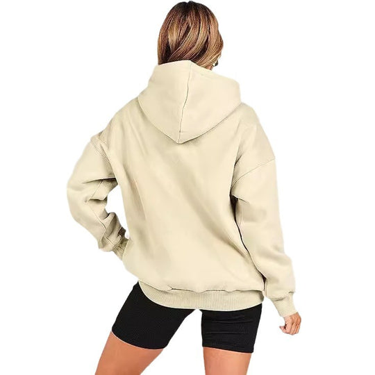 Damen lässiger Kapuzenpullover mit übergroßer Passform EB