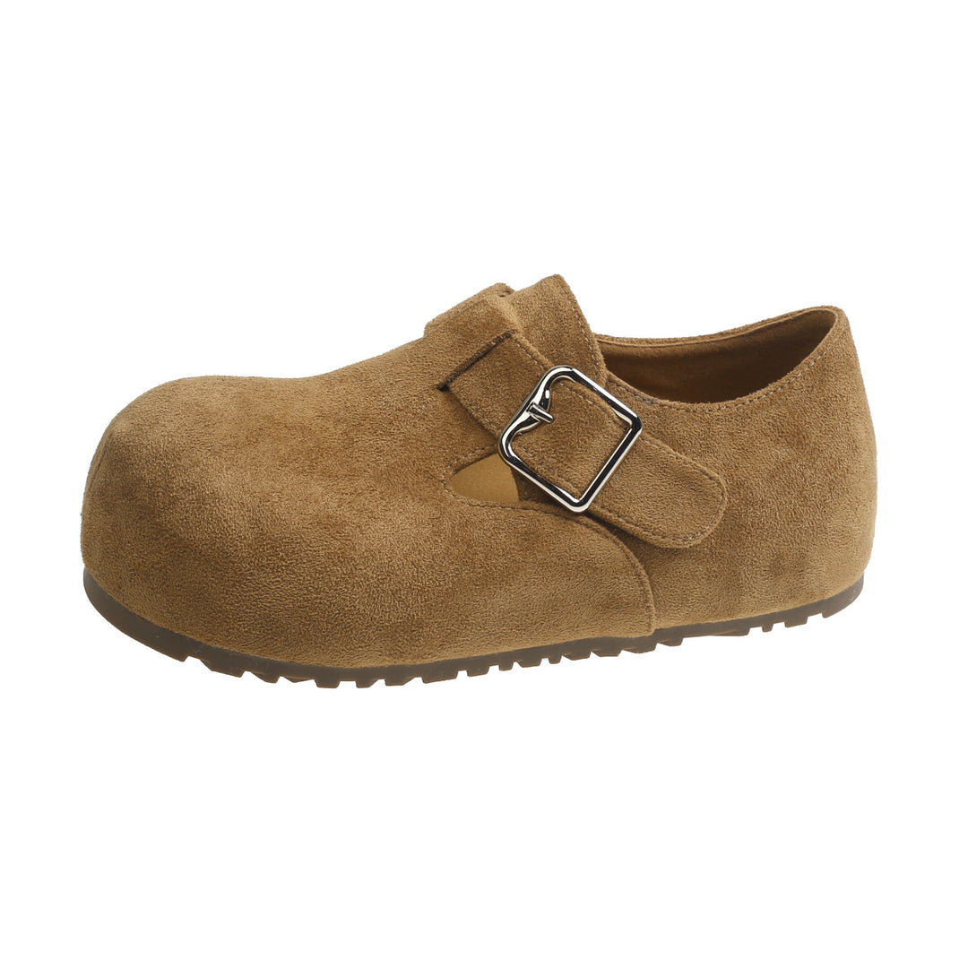 Damen Clogs mit modischer Schnalle und ergonomischem Fußbett EB