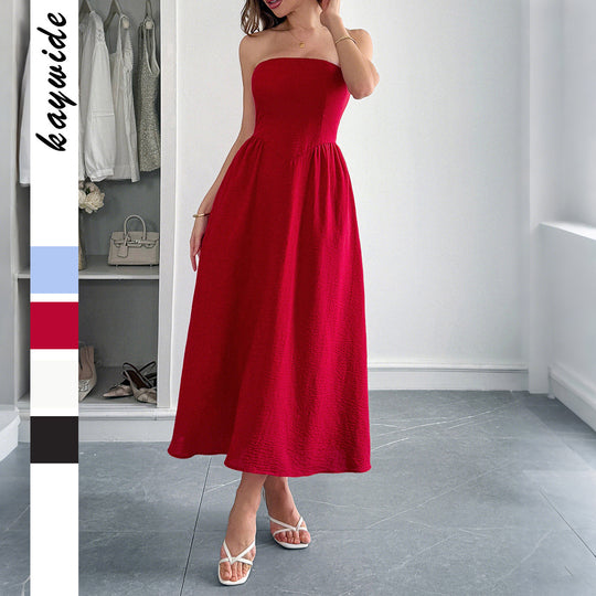 Damen Sommerliches Maxikleid im eleganten Streifenmuster EB