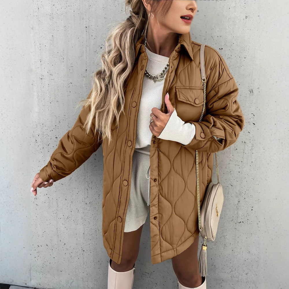 Damen Steppjacke im lässigen Oversized-Stil EB