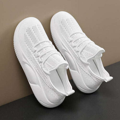 Damen Sportliche Sneakers mit atmungsaktiver Mesh-Oberfläche und dämpfendem Sohlenprofil EB