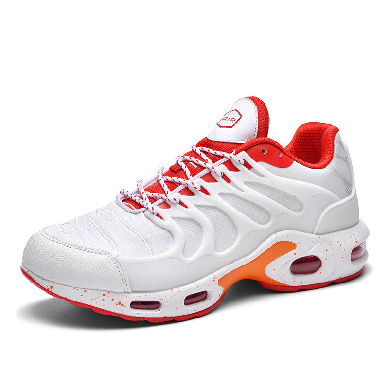 Herren futuristische Dämpfungs-Sneaker mit sichtbarer Luftkammer und strukturiertem Mesh-Overlay EB