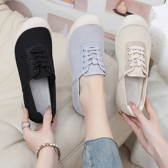 Damen Atmungsaktive Sneaker mit elastischem Einstieg EB