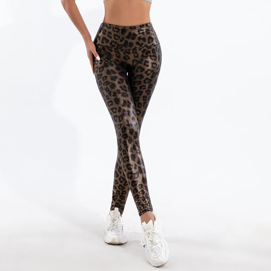 Damen Leggings im angesagten Leopardenmuster EB