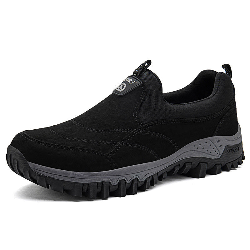 Damen Komfortable Slip-On Wanderschuhe EB