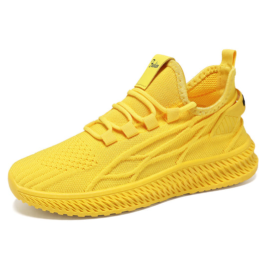 Damen Sportliche Elastische Sneakers mit atmungsaktivem Obermaterial EB