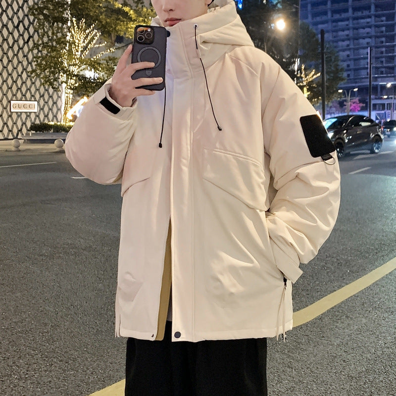 Herren isolierte Übergangsjacke mit vielseitigen Taschen und verstellbarem Kapuzensystem EB