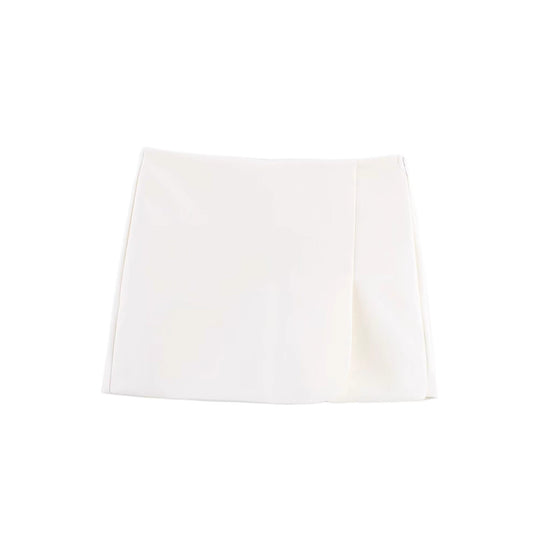 Damen Minirock mit exklusivem Schnitt und eleganter Drapierung EB