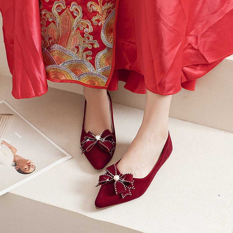 Damen elegante Ballerinas mit funkelnder Blütenapplikation EB