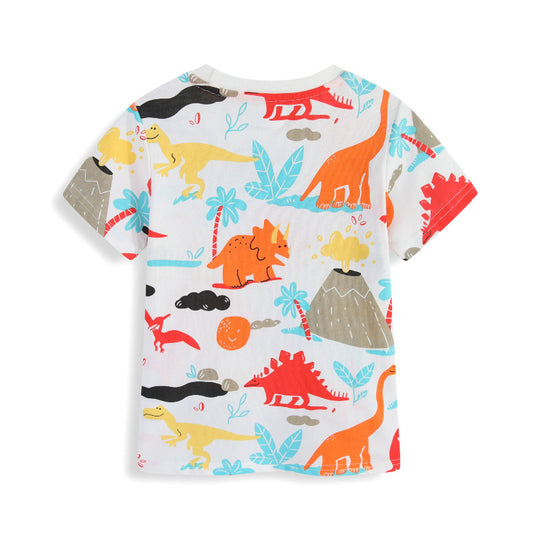Jungen T-Shirt mit lebhaftem Dinosaurier-Motiv EB