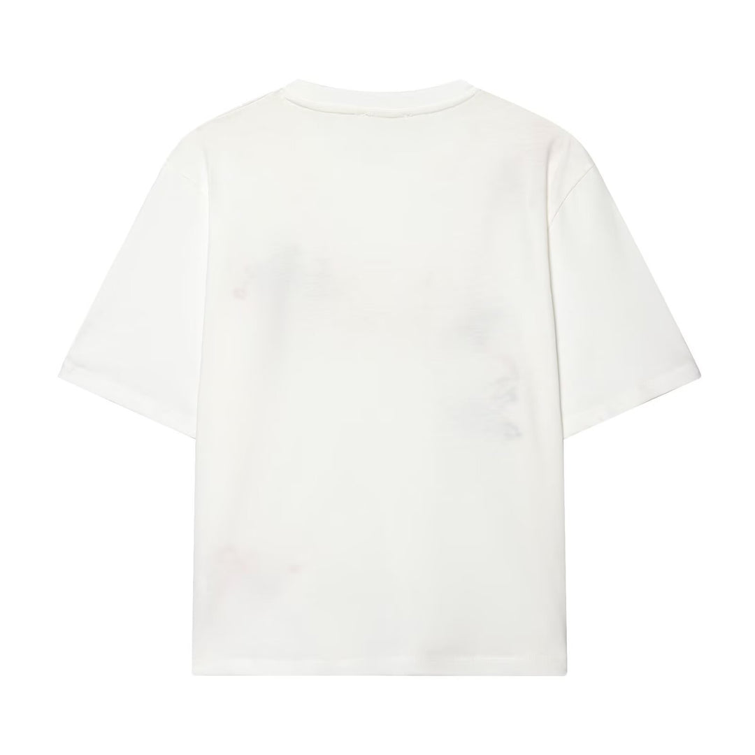 Damen T-Shirt mit feiner Stickerei und einzigartigen Drucken EB