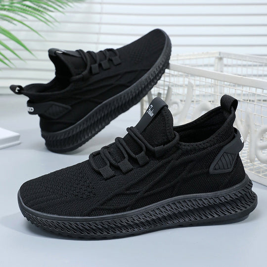 Damen Atmungsaktive Sport-Sneaker mit elastischem Obermaterial und dämpfender Sohle EB