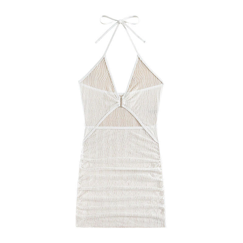 Damen Ärmelloses Minikleid mit Cut-Outs EB