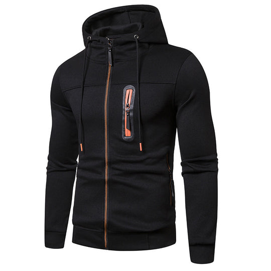 Damen Sportliche Kapuzenjacke mit praktischen Taschen und stylischen Reißverschluss EB